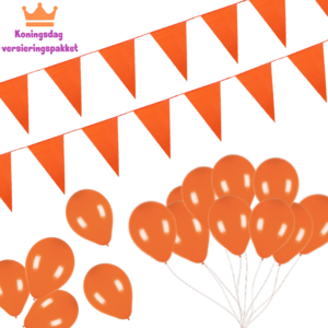 Koningsdag versiering