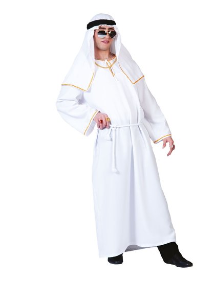 Sheik wit kostuum