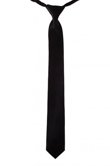 Zwarte stropdas smal