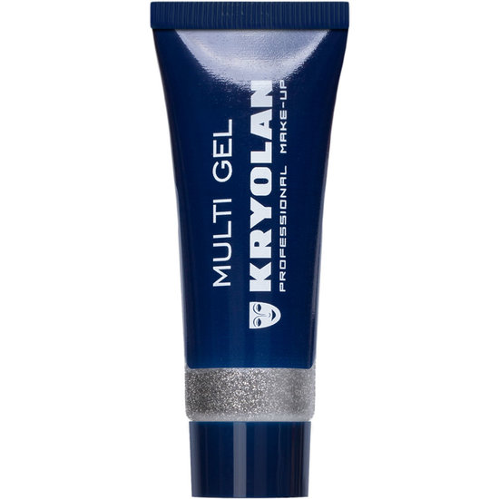 Kryolan gel glitter zilver