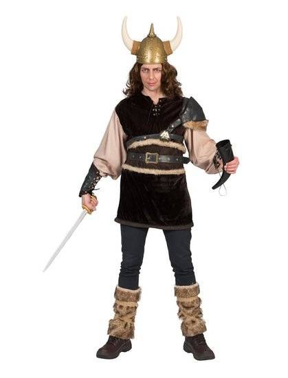 Paine Gillic klein Wonen Viking Ragnon kostuum 4-delig | Feestartikelenshop.com
