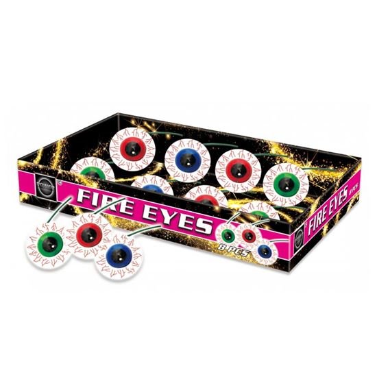 Fire eyes 8 stuks