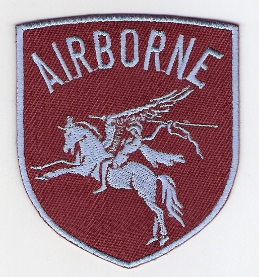 Airborne Pegasus patch schildvorm