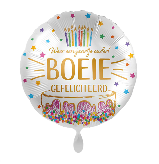 Folieballon boeie gefeliciteerd