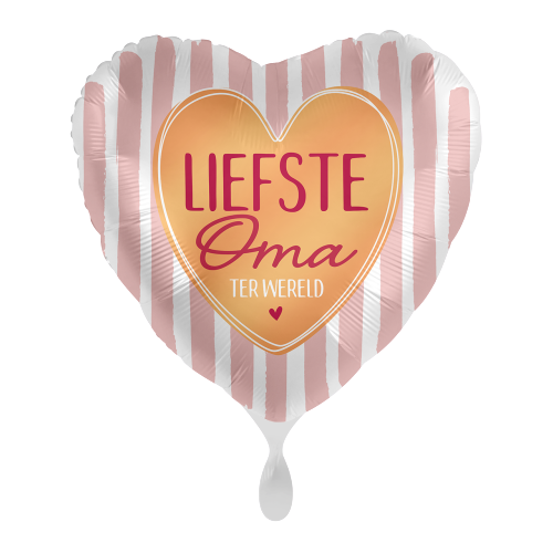 Folieballon Liefste oma ter wereld