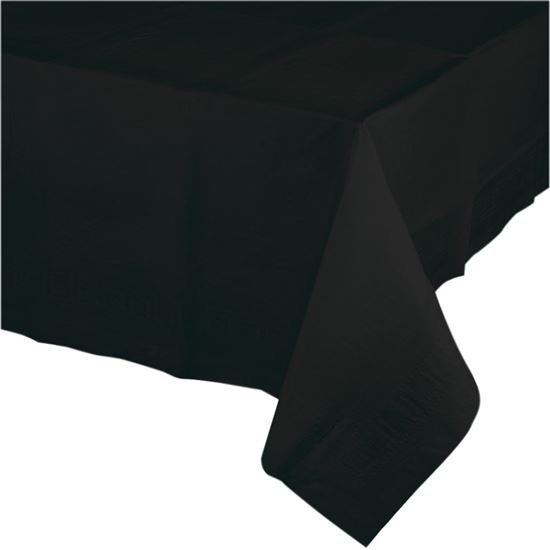 zwart tafelkleed papier