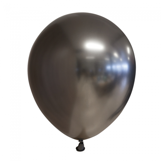 Chrome ballonnen zwart