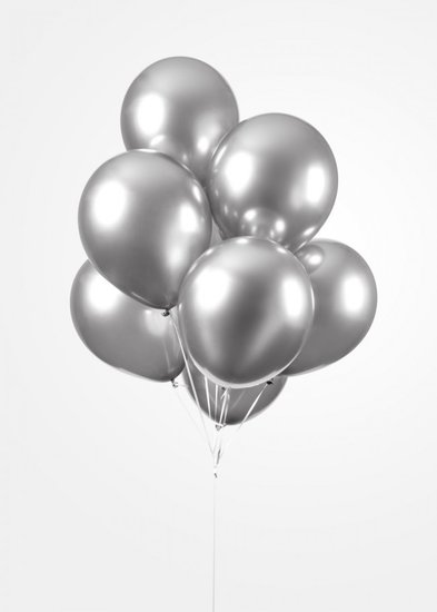 Chrome ballonnen zilver