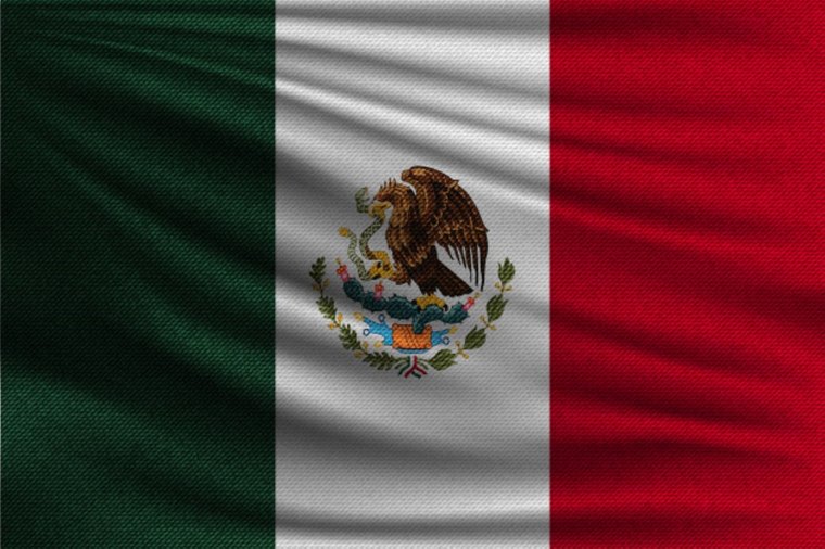 Vlag Mexico 90 x 150 cm