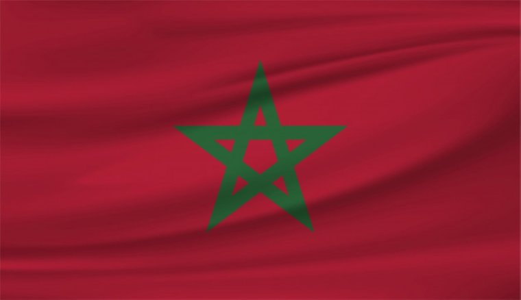 Vlag Marokko 90 x 150 cm