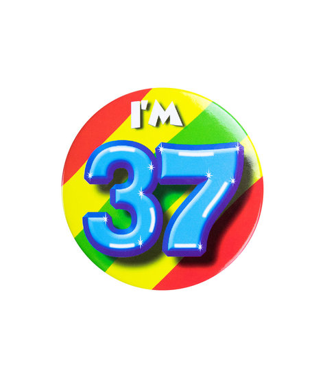 Button I&#039;m 37 jaar