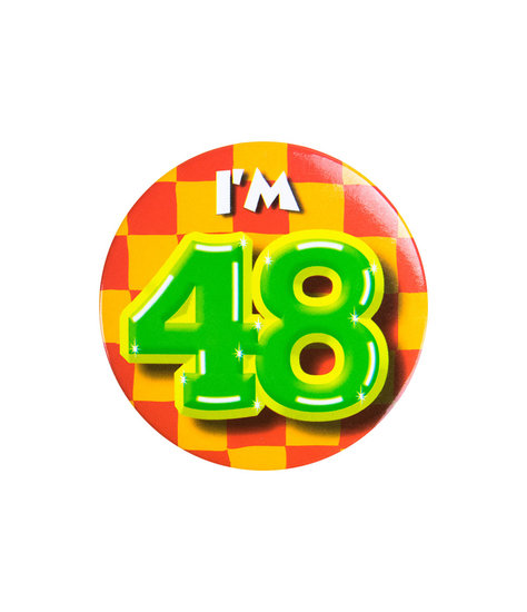 Button I&#039;m 48 jaar