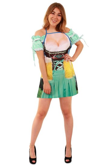 Tiroler bierschort dames groen