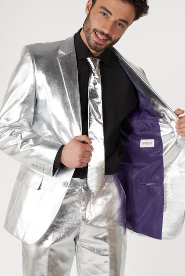 Opposuits Shiny Silver