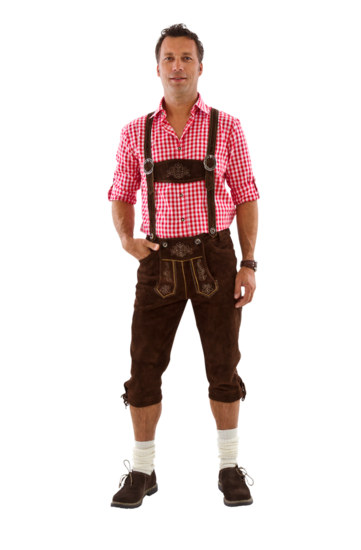 Lederhosen donkerbruin