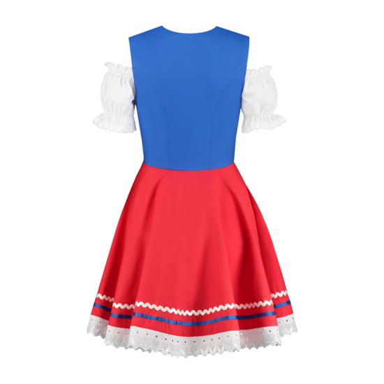 Dirndl Rood-Wit-Blauw 2-delig