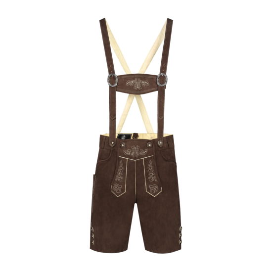 Lederhosen bruin kort model