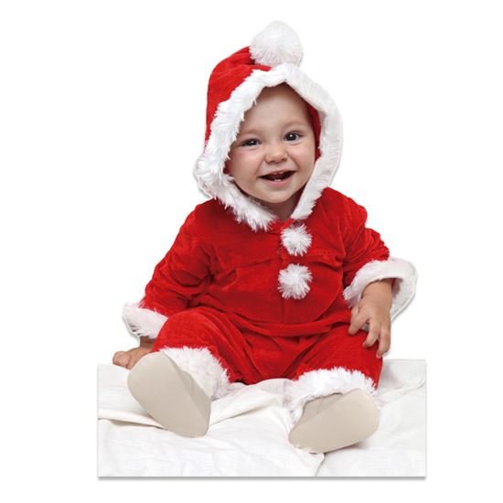 Kerst babykostuum Jumpsuit met capuchon