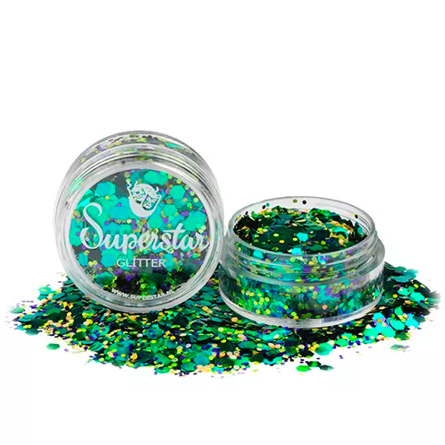 Superstar glitter Peacock