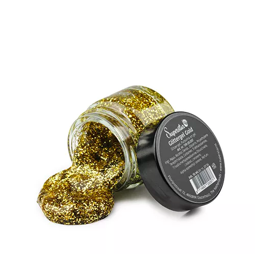 Glittergel goud