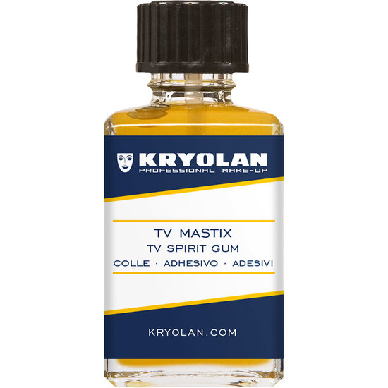 Kryolan TV Spirit gum / baardlijm met kwastje 30 ml