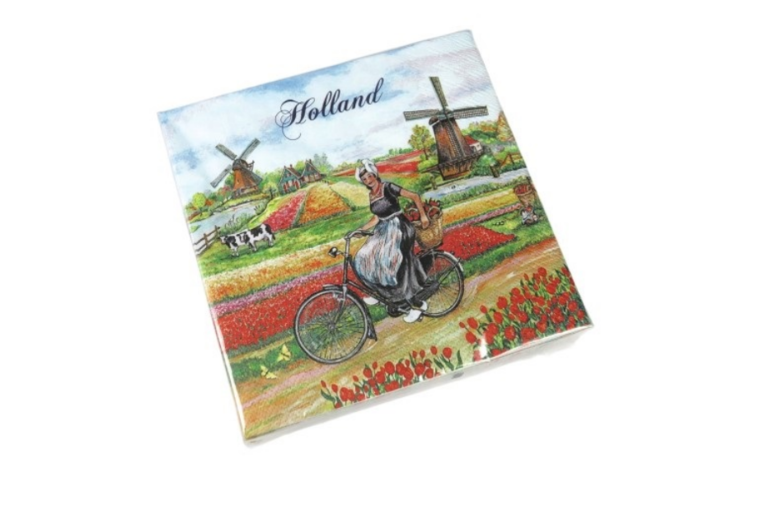 Servetten Holland fiets kleur