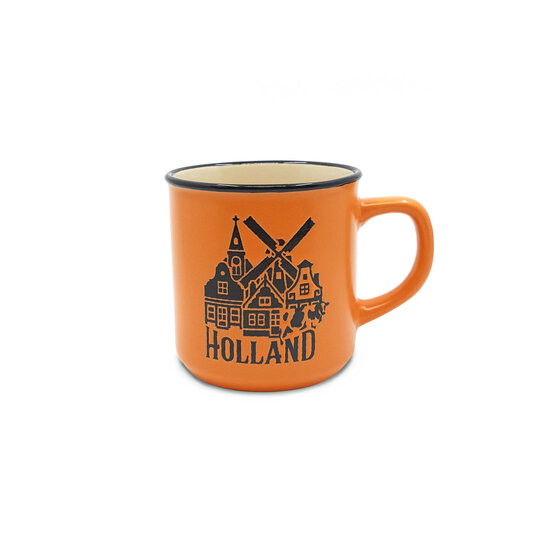 Beker klein Holland oranje Dorpje