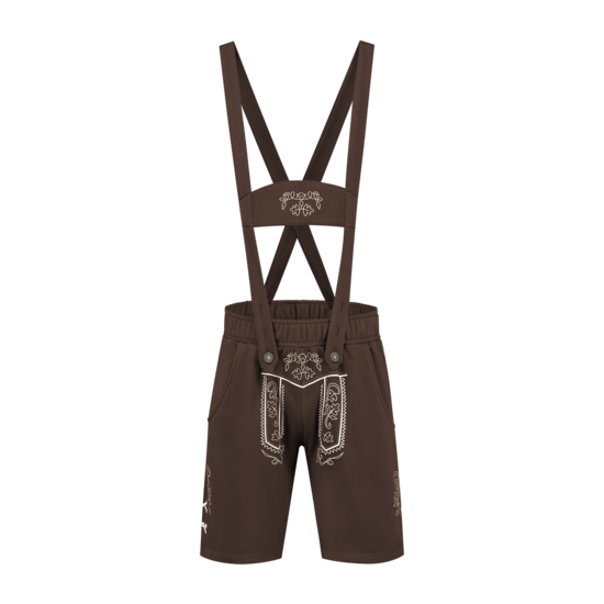 Lederhosen bruin kort model polyester