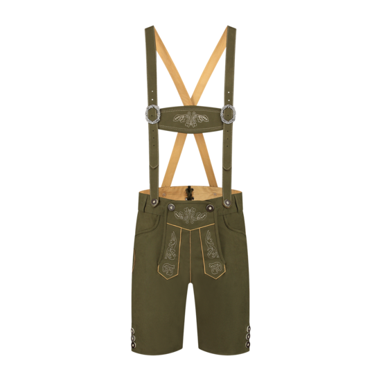 Lederhosen groen kort model