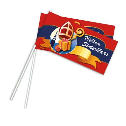 Zwaaivlag sinterklaas 50 stuks