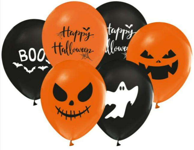 Halloween ballonnen 8 stuks