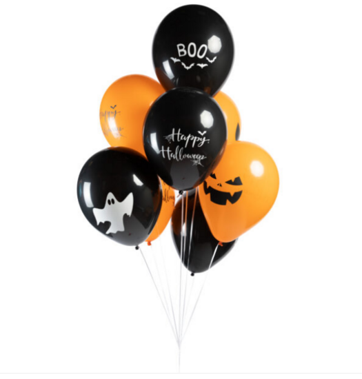 Halloween ballonnen 8 stuks