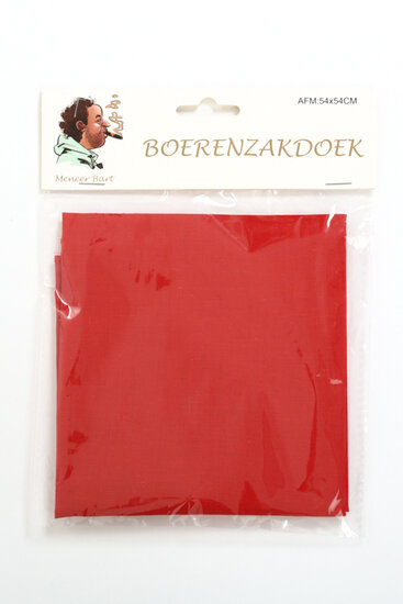 Zakdoek rood