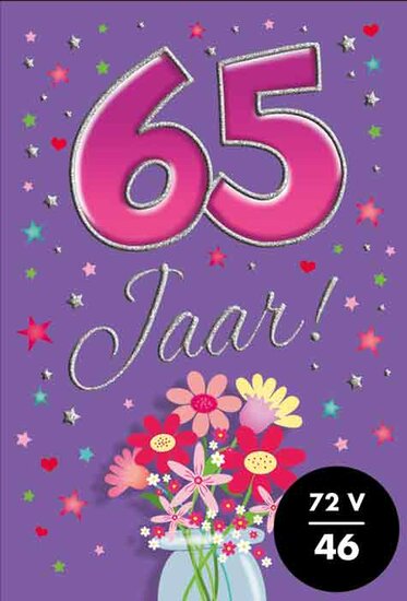 Verjaardagskaart That funny age 65 jaar