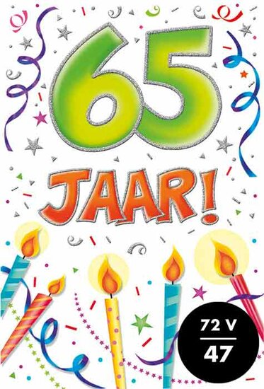 Verjaardagskaart That funny age 65 jaar C