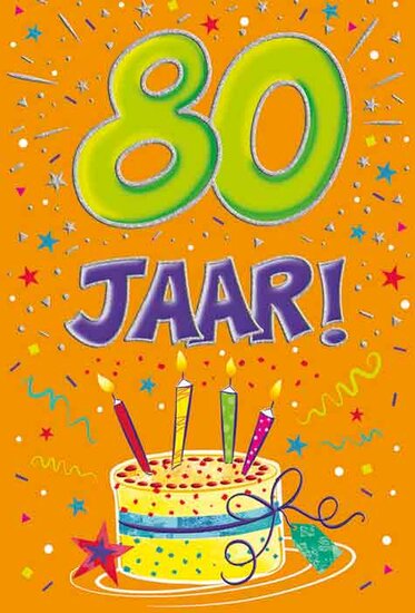 Verjaardagskaart That funny age 80 jaar C