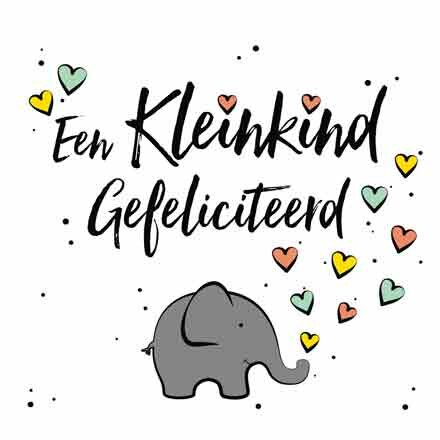 Wenskaart Een kleinkind gefeliciteerd