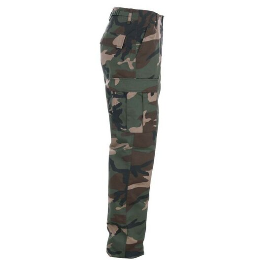 Leger broek camouflage volwassenen Feestartikelenshop.com