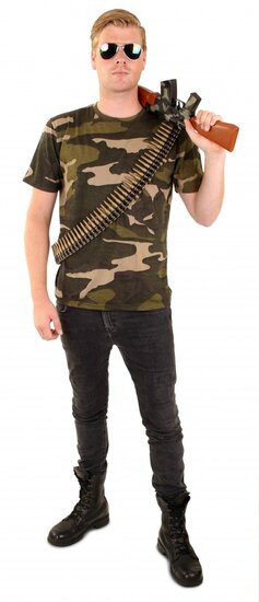 Leger t-shirt camouflage unisex