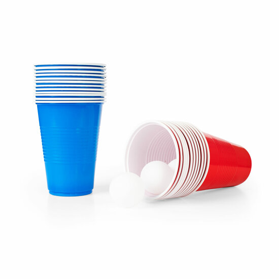 Bier pong set 24 cups red cups