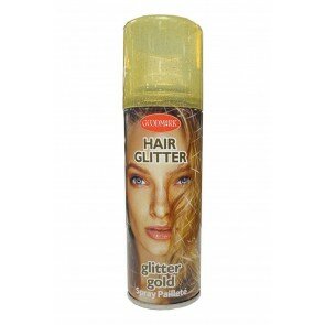 Haarspray glitter goud