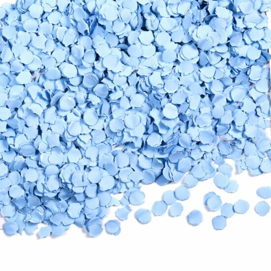 Blauwe confetti