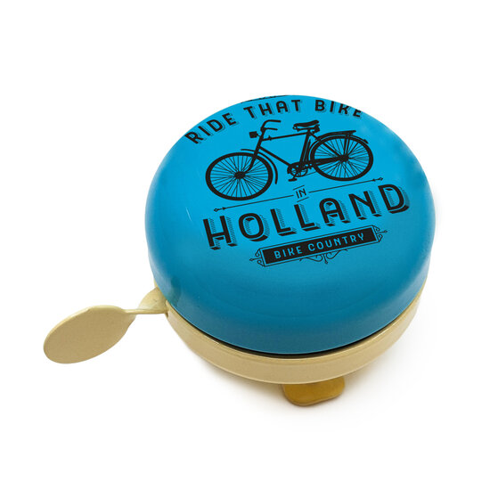Fietsbel Holland blauw bike