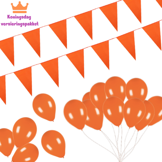 Oranje versiering feestpakket