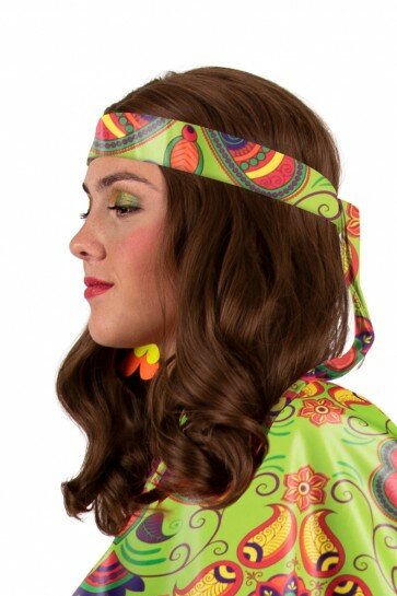 Hoofdband hippie paisley