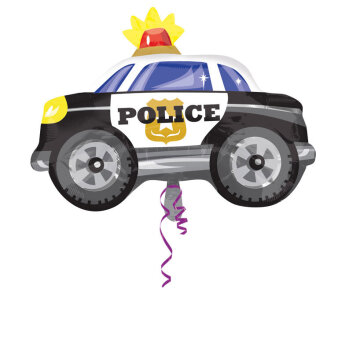 Folieballon Police Car