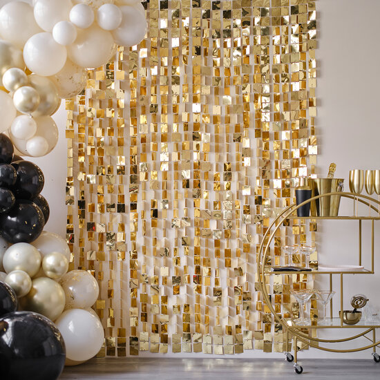 Ginger Ray - Champagne Noir - Sequin Wall Deco