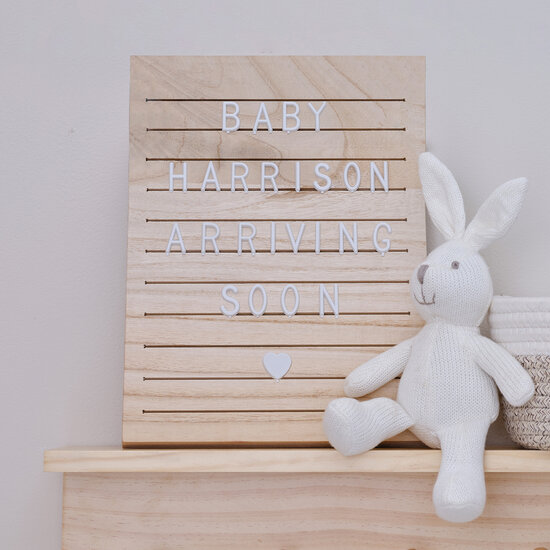 Ginger Ray - Hello Baby - Wooden Letter Board