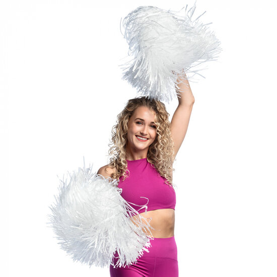 Cheerleader pompom wit