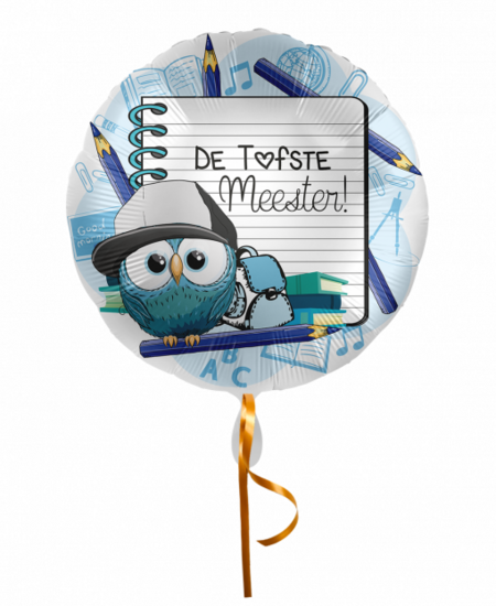 Folieballon De tofste meester